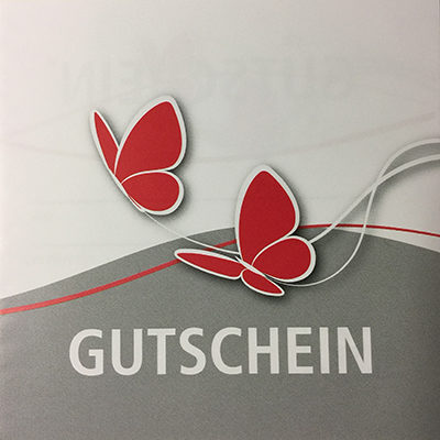 TFM-Gutscheinpaket, Motiv Schmetterling