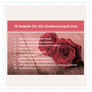 Kinderwunsch-Postkarten